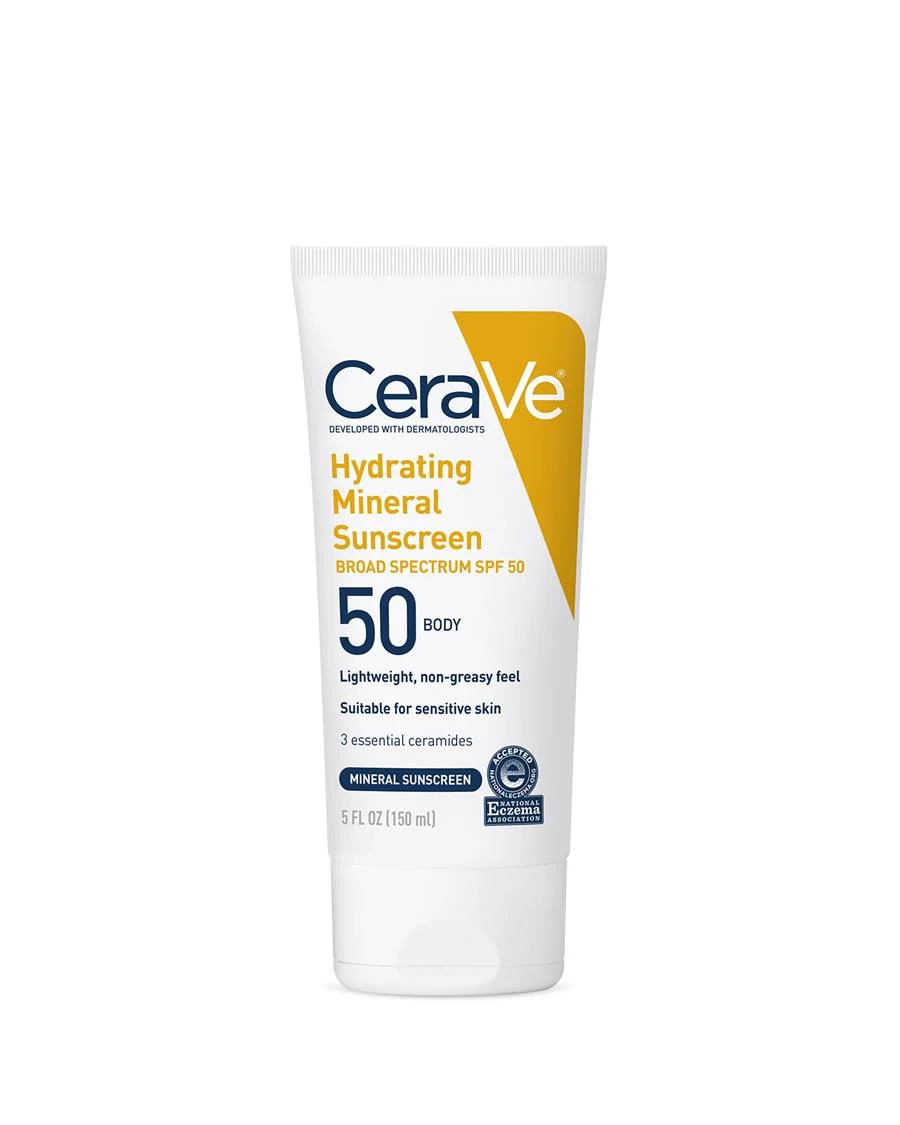 CeraVe Hydrating Mineral Sunscreen Body Lotion