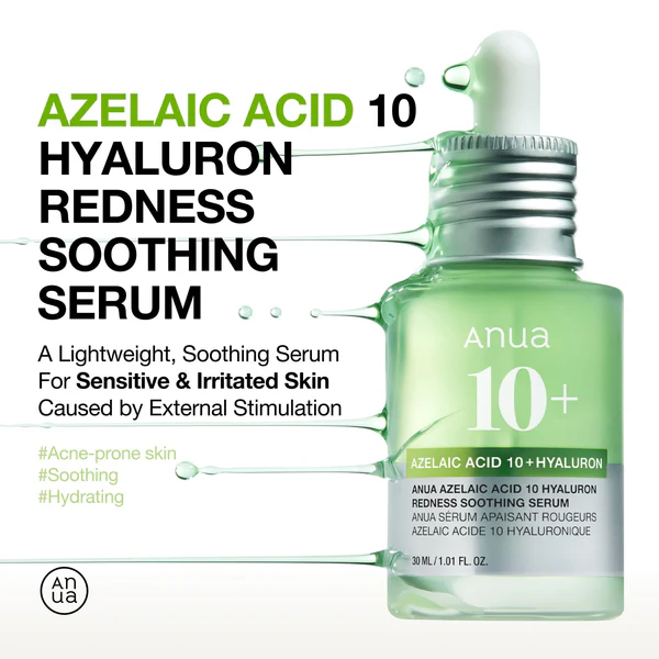 ANUA Azelaic Acid 10 Hyaluron Redness Soothing Serum - Image 3